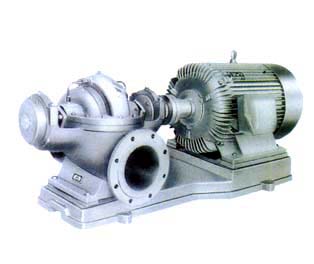 Complete official SH split-case pump package photograph